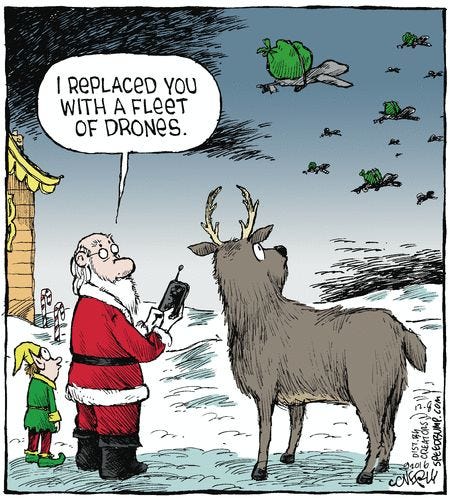 santas drones