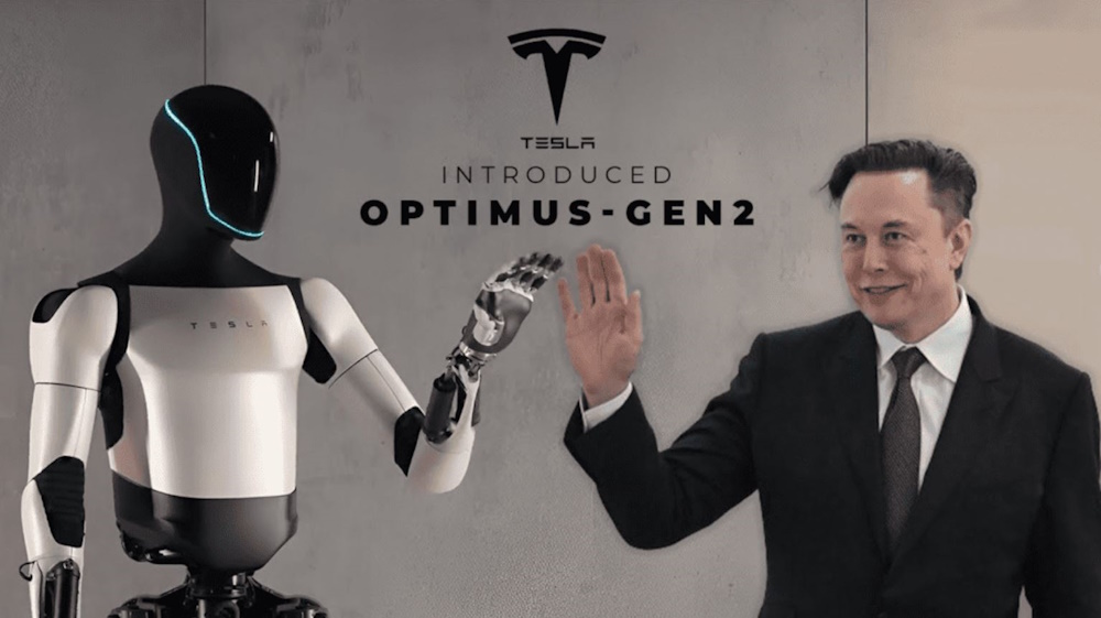 optimus robot and elon musk
